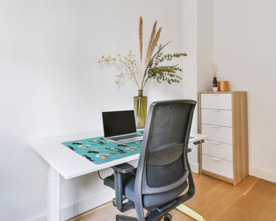Coloray Bureau Onderlegger - Griekse beeldhouwkunst Computer Mat - 100 cm x 50 cm - Veelkleurig Bureau Onderlegger - Bureau Pad - Bureau Mat - Bureaumat - Onderlegger Bureau