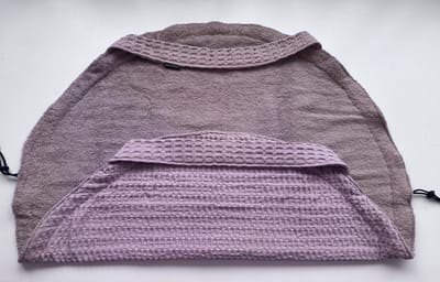 2-in-1 Zwemtas - Omkleedmat van Het Stofnestje in Oud Roze
