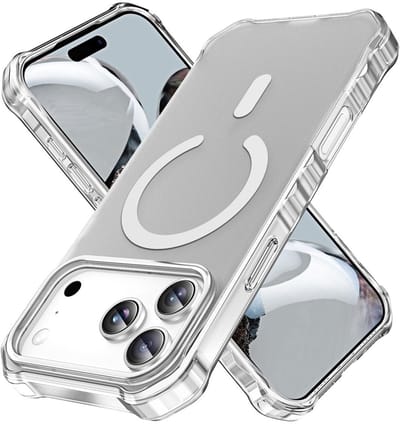 Coverup Hoesje - Geschikt voor iPhone 17 Pro Max Hoesje - Coverup ShockProof TPU Back Cover - MagSafe Compatible - Transparant
