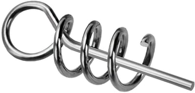 Dailygoods- Vissenhaak 200 stks - Zachte Lokken Aas - Twist Lock - Outdoor Vissen - Crankhaak - Roestbestendig - Eenvoudig Ontwerp - Aassysteem