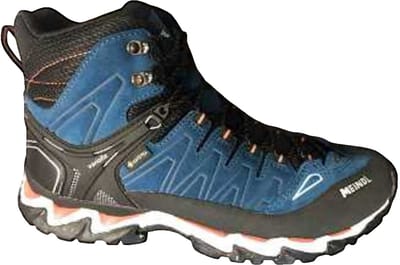 Meindl Lite Hike Gtx Heren Hoge Wandelschoen Blau/Orange 10/44,5