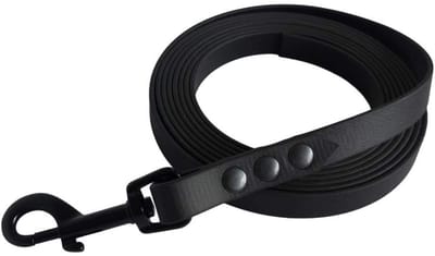 Sleeplijn - BioThane® - Zwart - 10 meter - 16mm