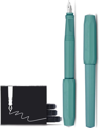 Kaweco - Vulpen - Perkeo Breezy Teal - Groen - Fine - Doosje vullingen