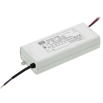 MW Mean Well MEAN WELL PLD-60-1400B LED-driver Constante stroomsterkte 60 W 1.4 A 25 - 43 V/DC Niet dimbaar 1 stuk(s)