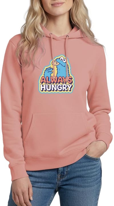 Sesamstraat Koekiemonster Altijd Hongerig Hoodie Dames