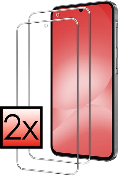 Screenprotector - 2 Stuks - Geschikt voor Samsung Galaxy A56 - Extra Sterk - Beschermglas - Gehard Glas - Tempered Glass - Screen Protector - Bescherm Cover