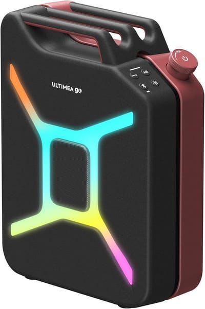 Draagbare Feestluidspreker - Partybox Muziekbox - Feesten Muziek Afspelen - 300W Basversterking RGB - 36.5 x 15.5 x 46 cm