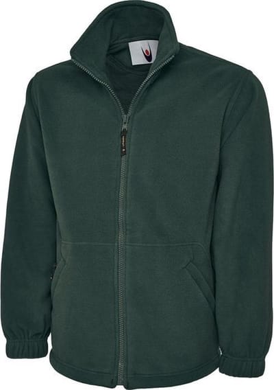 Uneek UC604 Classic Full Zip Micro Fleece Jacket XL Bottle green