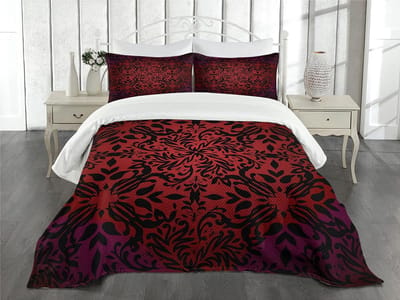 Parade Home® Rood Bedsprei Set-260x220-Bedspreien 2 persoons- Kussenslopen 90x50-Rood- Bijzondere beddengoed- Slaapkamer decoratie
