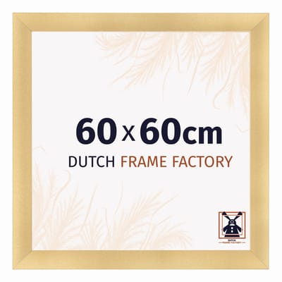 Fotolijst 60x60 cm - MDF - Goud Mat - Praag