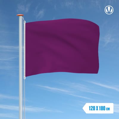 Paarse vlag 120x180cm