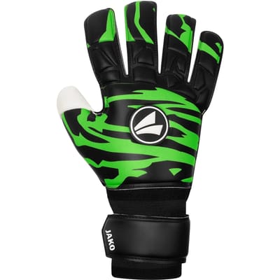 Jako Animal Supersoft Nc Keepershandschoenen - Zwart / Fluo Groen | Maat: 9,5