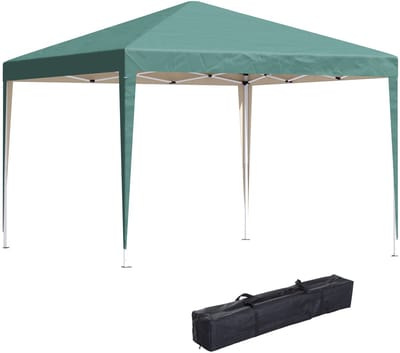Partytent opvouwbaar - Paviljoen - Easy up - Waterdicht - Weerbestendig - Groen