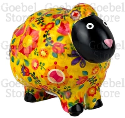 Pomme Pidou Spaarpot Schaap Peluche Standaard 001 (16x12x12cm - Keramiek)