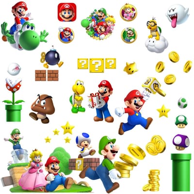 Dailygoods- Muursticker 3D - Kinderkamer Decor - Wanddecoratie Slaapkamer - Afneembaar - Milieuvriendelijk - Hoogwaardig Papier