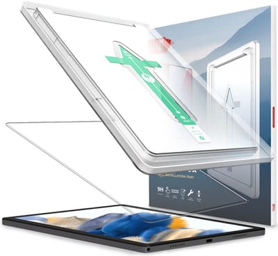 Rosso Screenprotector Geschikt voor Samsung Galaxy Tab A8 | Gehard Glas | Beschermglas | Glasplaatje | Case Friendly | Met Installatietray | Eenvoudige montage