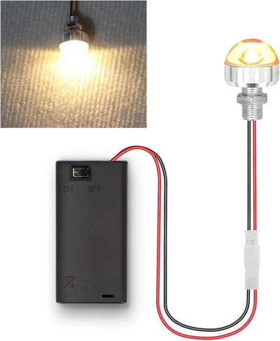 Miniatuur LED Verlichting Set voor Poppenhuis en Display Kast - Warm Wit Sfeerverlichting