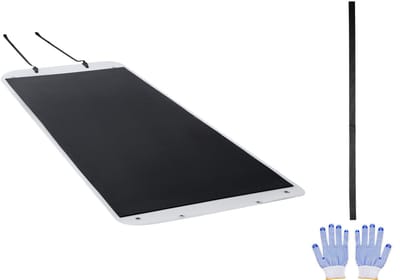 Krachtige Sleepwagen voor Op Het Erf, 110 X 40 Inch, Draagvermogen 1600 Lbs, Robuuste Pe-Glijder met Touwen En Trekkoord, Veelzijdige Transporter voor Brandhout En Ijsvissen
