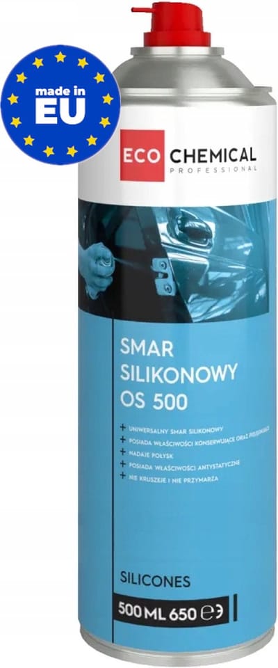 Siliconenspray 500ml - Veelzijdige Smeermiddel voor Huis Tuin Auto Motor Fiets Onderhoud - Slotspray - MADE in EU