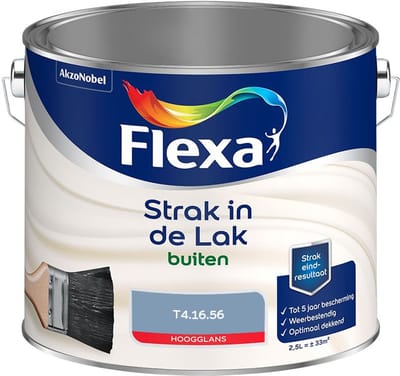 Flexa - Strak In De Lak Buitenlak Hoogglans - T4.16.56 - Mengverf - 2,5 L