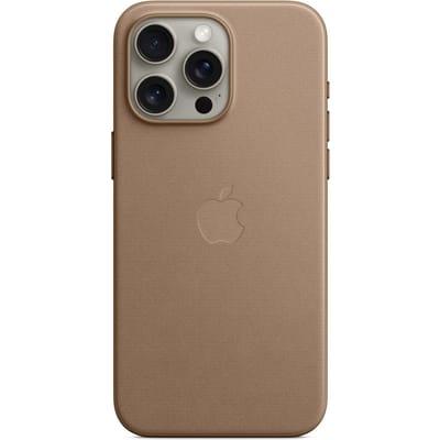 FineWoven Backcover MagSafe voor de Apple iPhone 15 Pro Max - Taupe