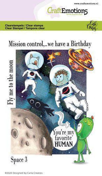 Clearstamps A6 - Space 3 Carla Creaties