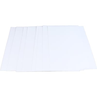 20 Vellen Holografisch Stickerpapier Transparant Laser Zelfklevend Glanzend Stickerpapier voor Inkjet white