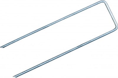 600 stuks gronddoekpennen kunstgraspennen gronddoekhaken 3mm dik, 15cm lang en 3 cm breed.