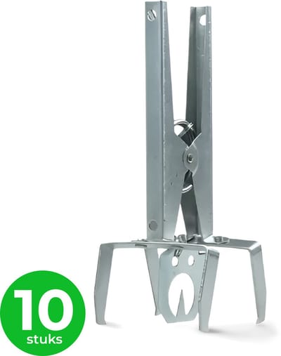 VerminBuster Mollenklem T-Mole - 10 stuks - Mollenverjager - Professionele Mollenvallen - Mollenbestrijding