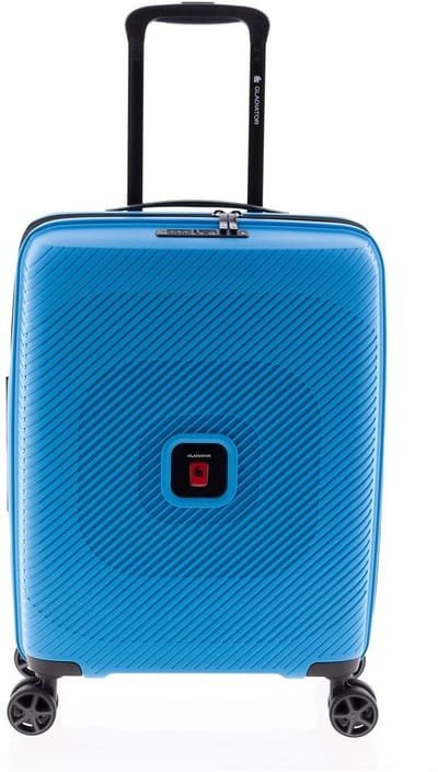 Gladiator 2800 4 wielen Cabinewagen 55 cm met uitbreidingsplooi - Harde bagage - TSA slot - blue