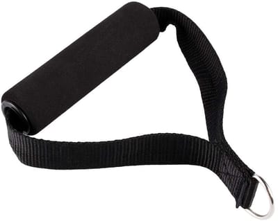 Dailygoods- Fitness Trekhandvat Ergonomisch Ontwerp - Triceps Touw - Bevestigingsstang - Handgrijper - Dipstation - Duurzaam Nylon 12,3 cm - Tricepstouw