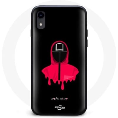 Coque - Squid Game - Iphone XS - Souple - Noir - Mixte