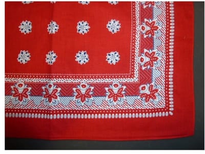 Boerenzakdoek rood 55x55cm