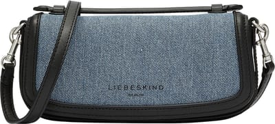 LIEBESKIND BERLIN Schoudertas Handtas Sadie Canvas Crossbody Denim Blauw