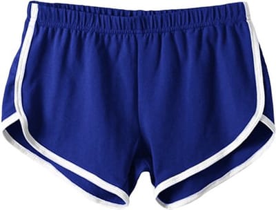 Stijlvolle Dames Sport Broekje / Short | Hardloop / Fitness Broek | Blauw - M