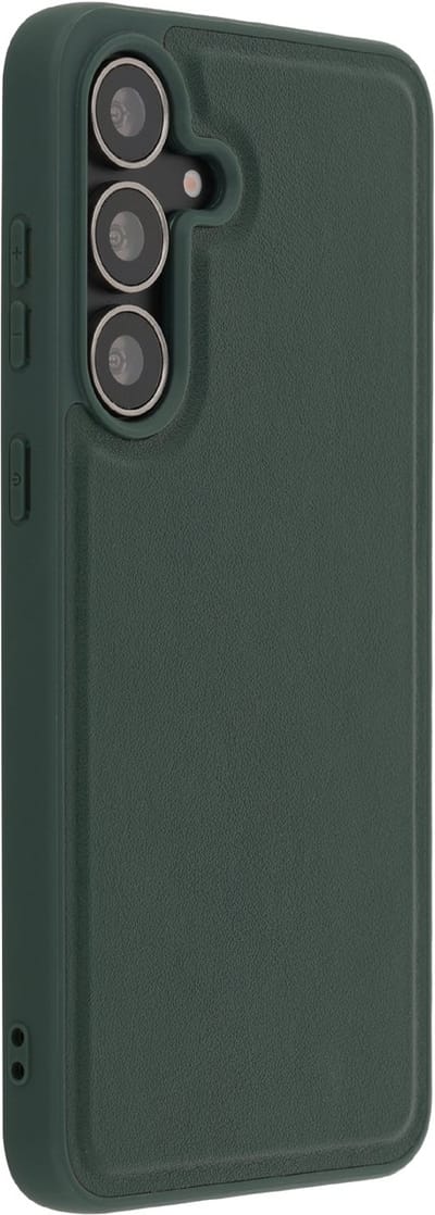 Accezz Hoesje - Geschikt voor Samsung Galaxy S25 FE - Edge Backcover met Magnetische Ring - Groen