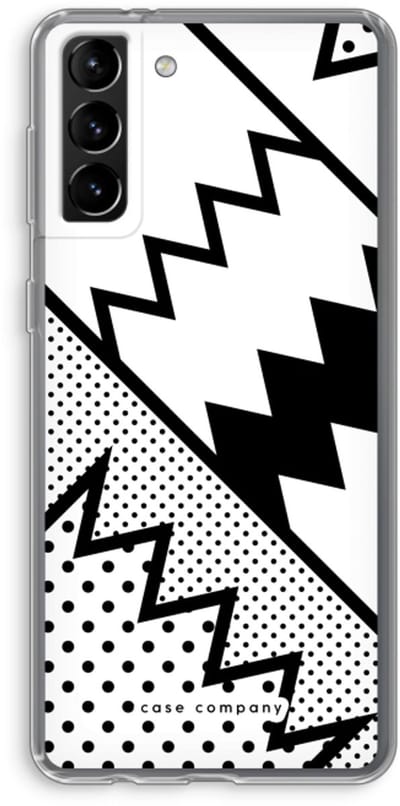 Case Company® - Hoesje geschikt voor Samsung Galaxy S21 Plus hoesje - Pop Art #5 - Soft Cover Telefoonhoesje - Bescherming aan alle Kanten en Schermrand
