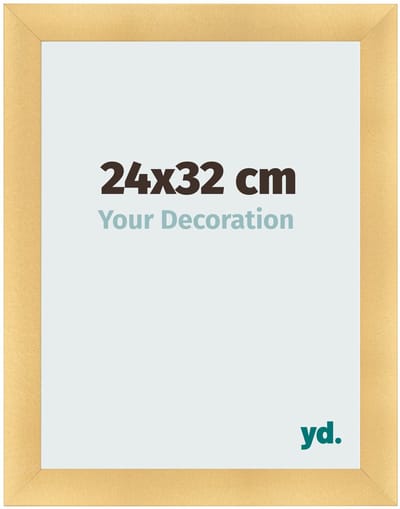 Your Decoration - Fotolijst 24x32 cm - MDF - Goud Mat - Pisa