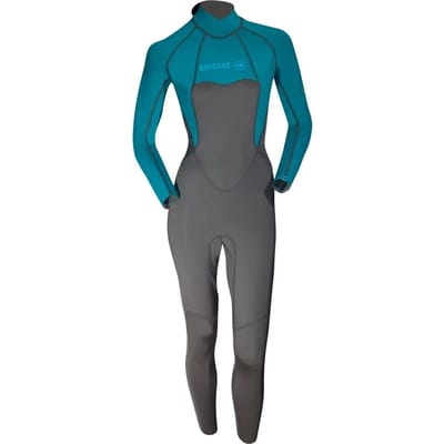 Dames wetsuit met afritsbare rug Beuchat 2 mm