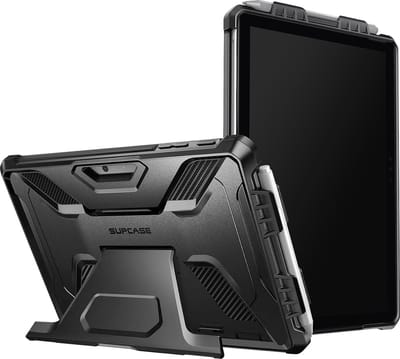 Supcase - Microsoft Surface Go 2/3 hoes - Sterke Heavy Duty Tablet Hoes - met Stand – Zwart