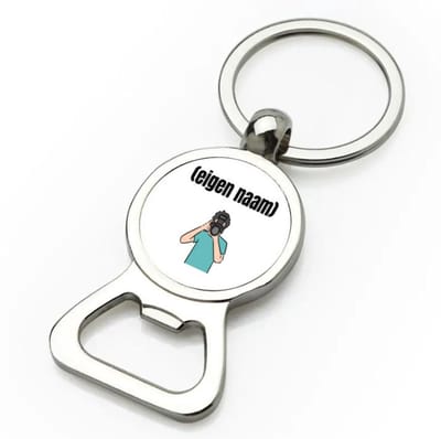 Akyol - fotograaf man met eigen naam flesopener - Fotograaf - fotografen - leuk cadeau voor iemand die houd van foto's maken - cadeau - kado - 9 bij 3 cm