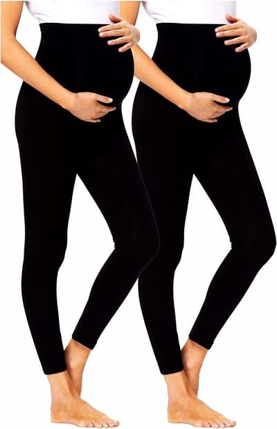 Comfortabele zwangerschapsleggings van katoen, dunne en rekbare broek voor zwangere vrouwen, ideale casual zwangerschapskleding