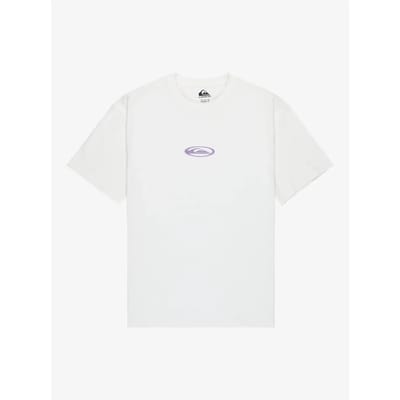 Quiksilver Flowers Surfing T-shirt Met Korte Mouwen Wit S Man