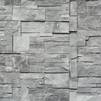 Steen behang grijs 3d 17433192