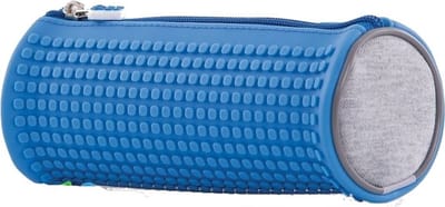 Pixie Crew Etui Met Siliconen Paneel En Pixels 20 Cm Blauw