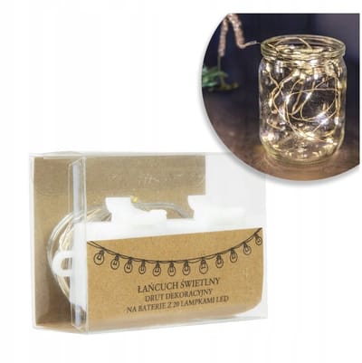 Bimberek - Kerstboomverlichting - Decoratieve LED Slinger - 20 Lampjes - 2,3m