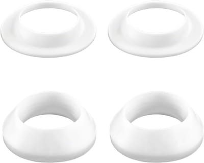 Afvoerafdichting - Afdichtring Pakking - Lekkage Stoppen - Verdikte Siliconen - 56mm Buitendiameter - Wit