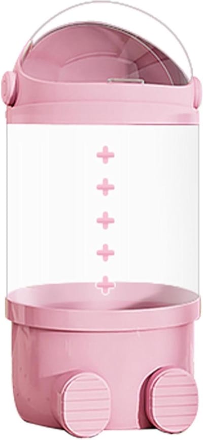 Pluche opbergbuis - Knuffel toren - Speelgoed organiseren - Stapelbaar ontwerp - 34.4L x 28.4W - Transparant