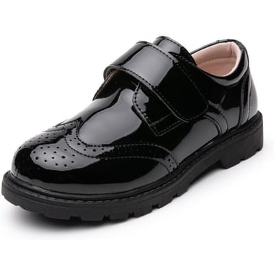 Kinderschoenen Voor Jongens Echt Lederen Schoenen Voor Kinderen Bruiloft School Show Jurk Flats Licht Klassiek Zwart Kinder Loafers Mocassins 26(insole 16.7cm) gray