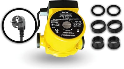 Circulatiepomp voor centrale verwarming, warmtepomp en zonnepomp - Efficiënte warm water circulatie met automatische drukregeling